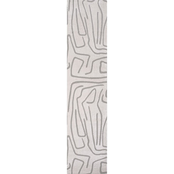 Alcina Modern Scandinavian Graphic Lines High-Low Area Rug
